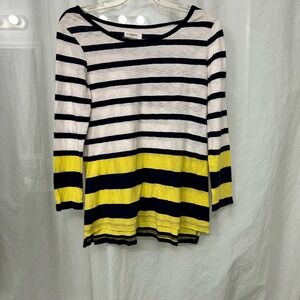 Anthropologie Pilcro And The Letterpress Top Blouse Shirt Small Colorblock